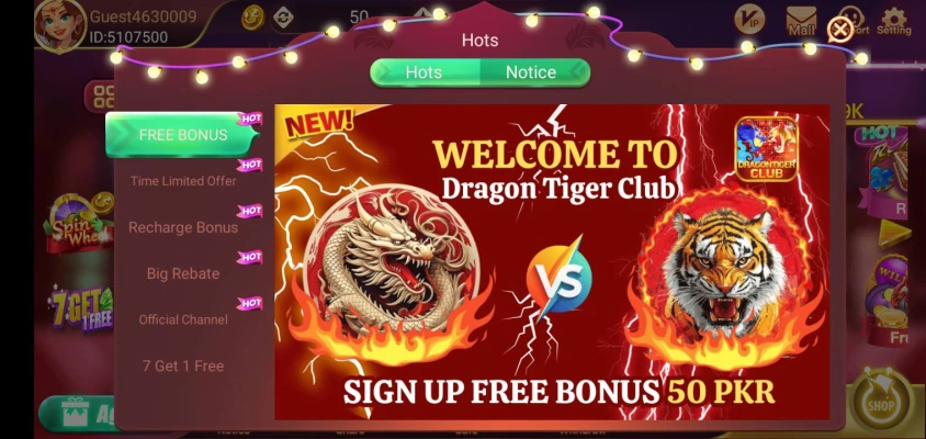 Dragon Tiger Club Game APK 1.544